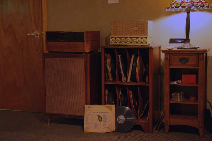 my 78 system a Stromberg Carlson mono amp (circa 1952), Dual 1019 with a Shure M78 (circa 1964) and an Altec 824 Iconic (circa 1958) and a ton of shellac from 1910 and forward