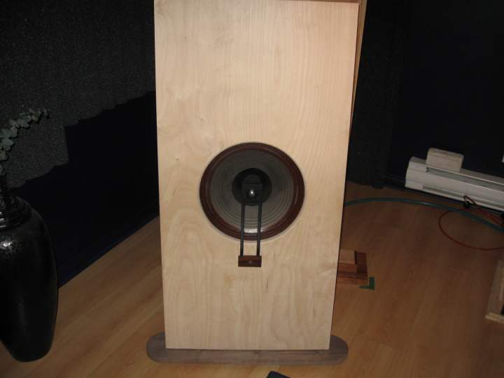 Open baffle ready for finish