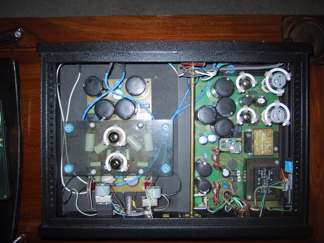 Top view of the preamp
