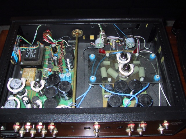 View of the preamp from the rear