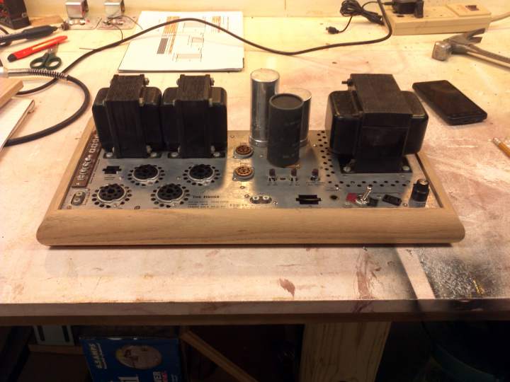 Amp pull from deadfish's 1962 Fisher Futura II