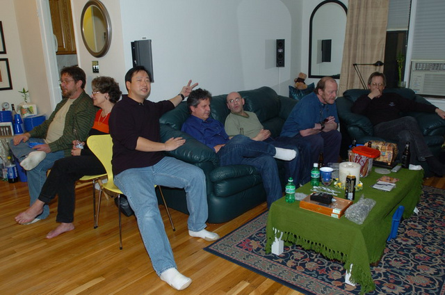 Paul, Jane, Phil, Sergio, Mark, Larry and Chris on the spot.