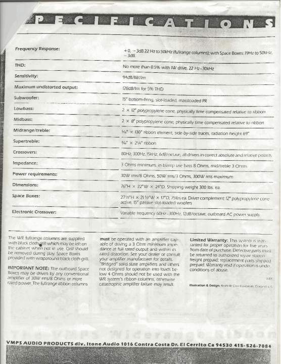 VMPS Spec