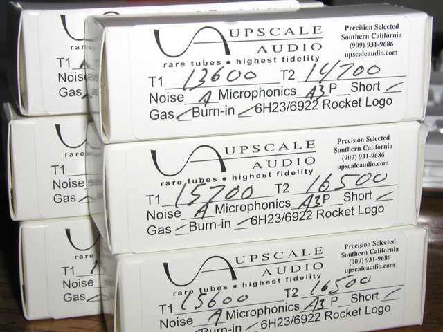 Upscale audio tubes