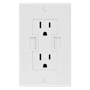 Newer Technology Power2U AC Wall Outlet with USB Charging Ports