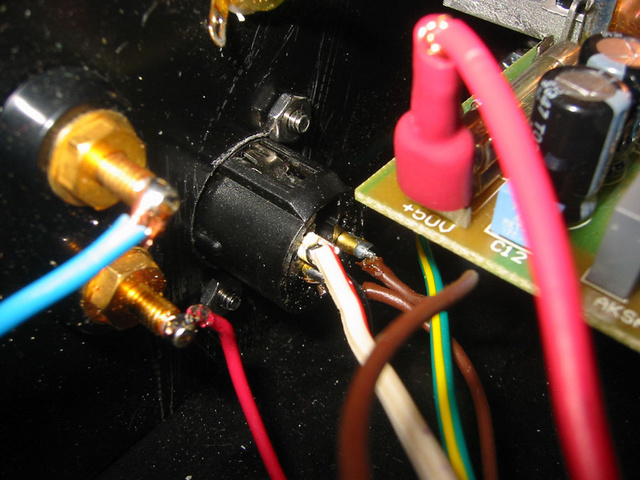 xlr wiring input, up close