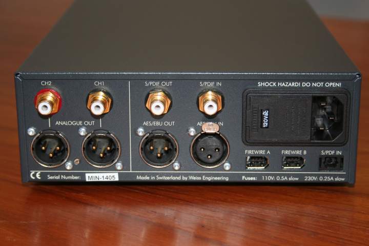 DAC2 Rear Panel