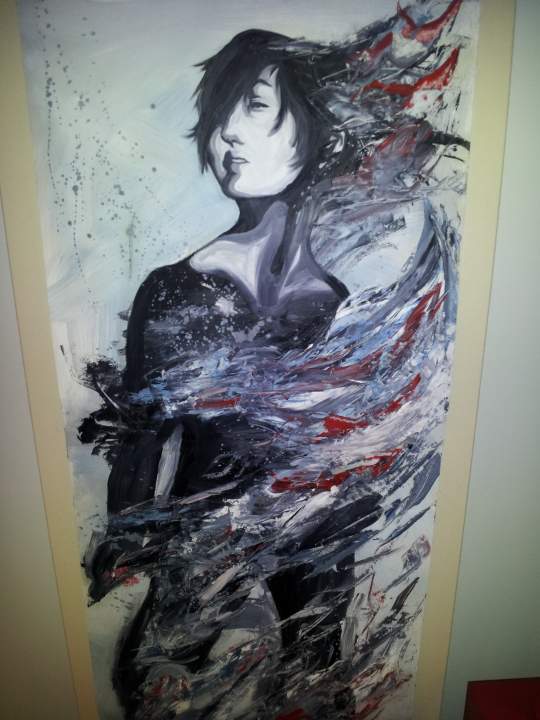 Pop Art Explosion - painting over my GIK acoustic panel,