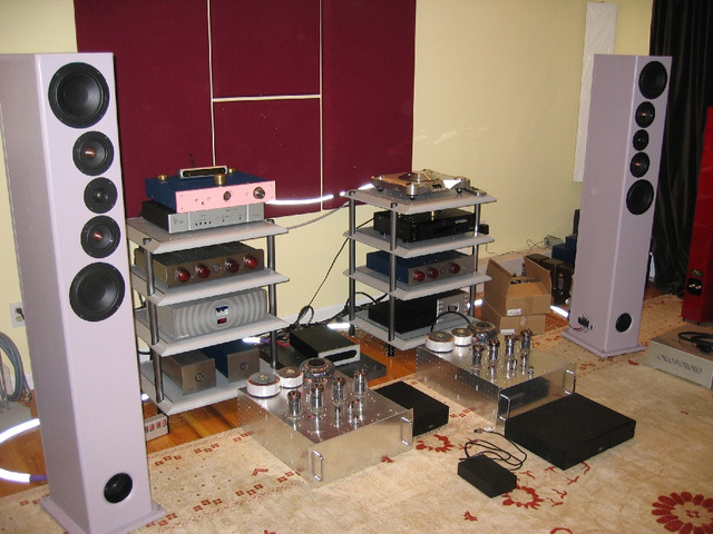 System with Steve's amps