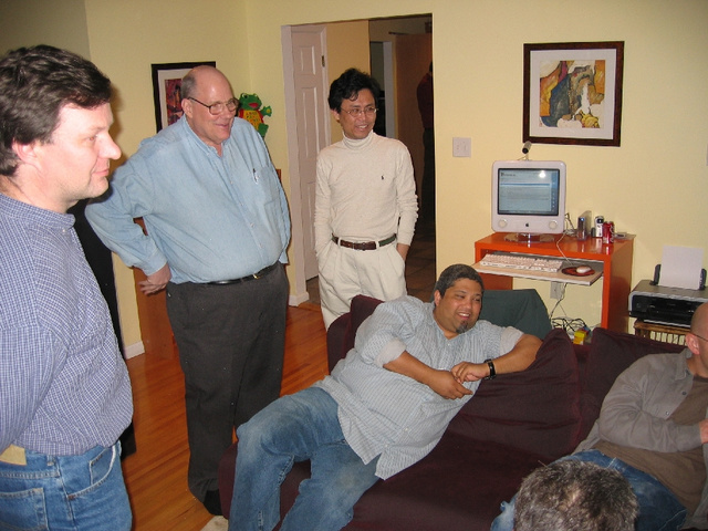 Ravers listening to G-Man