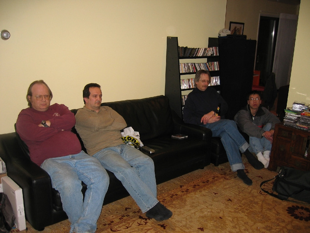 Only a few guys left as we head to the evening