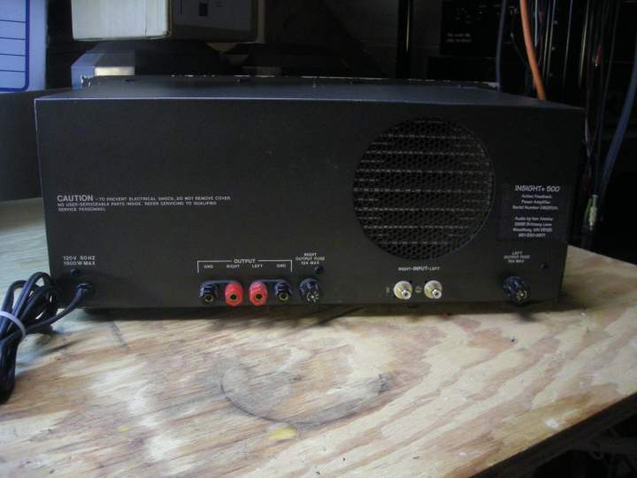AVA Insight 500 rear view.