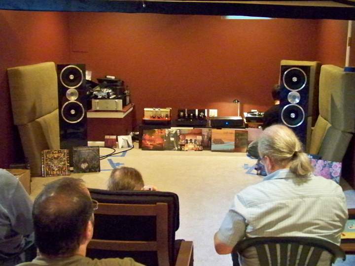 Def Mk IV's in Deepak's basement Home Theater Listening room.