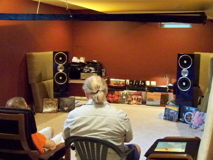 Def Mk IV's in Deepak's basement Home Theater Listening room.