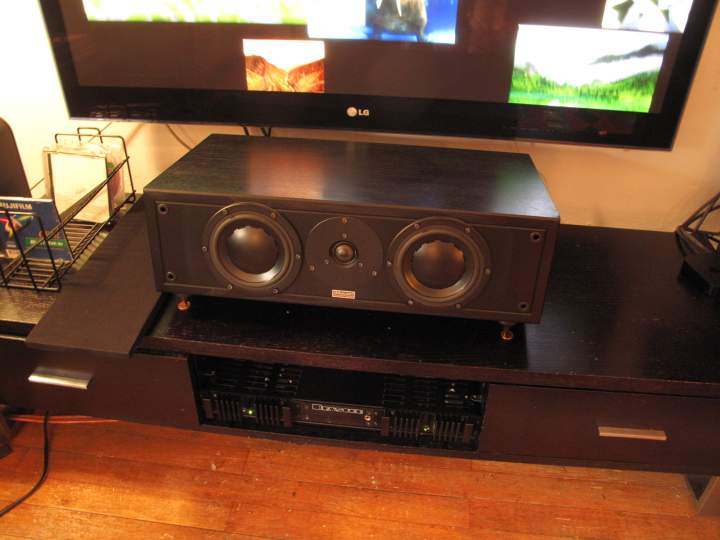 Dynaudio Center and Bryston 2BLP pro