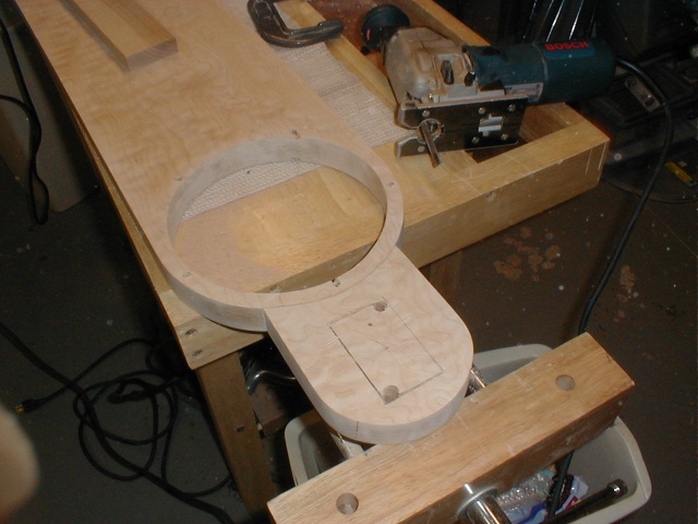 Cutting opening for the tweeter