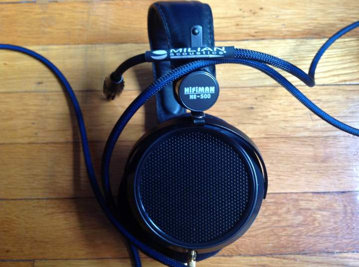 Hifiman HE 500 with upgraded cable