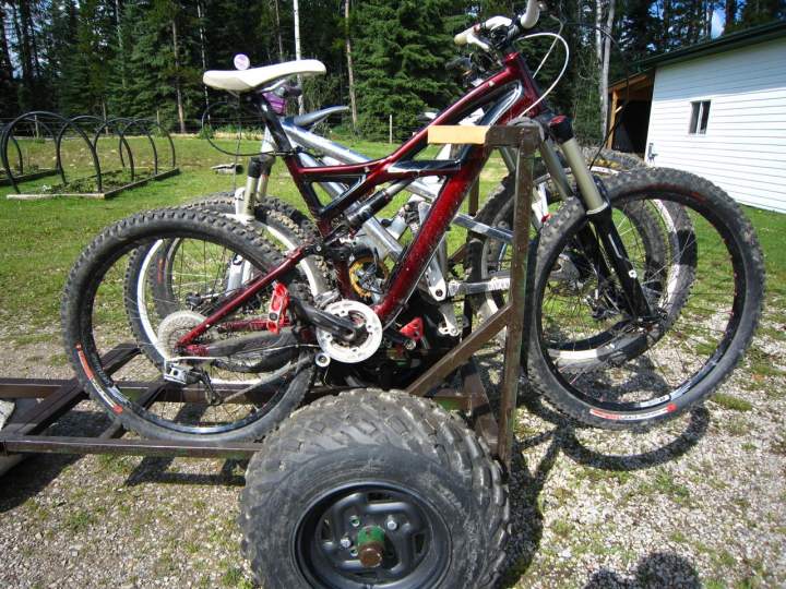 Off Road Bike Trailer. Go where no bike has gone before.