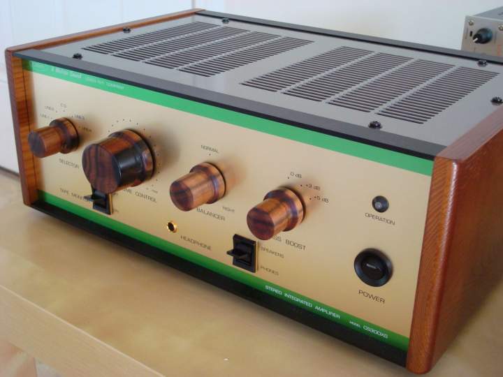 Leben CS300XS with custom macassar ebony knobs