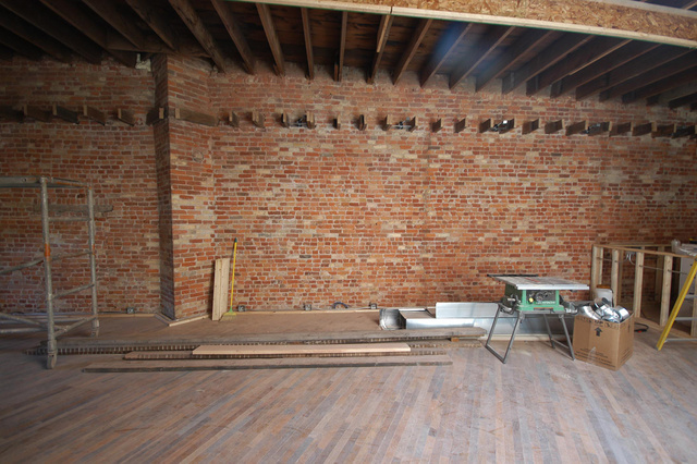 Listening area in loft 20'dx 13'hx 45'w - Floors partially installed, rough framing done, electrical begun. Will this project ever end?