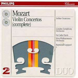 Mozart Violin Concertos [Disc 1]