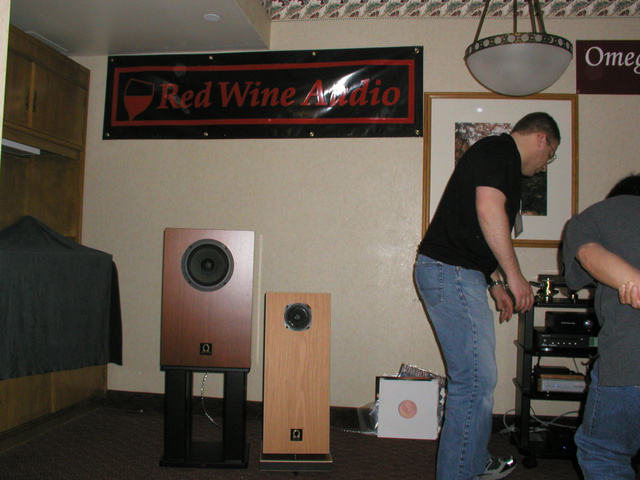 Red Wine Audio and Omega Speakers Room