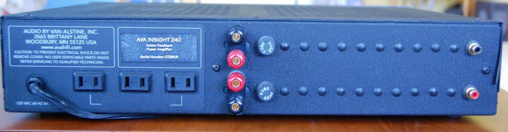 AVA 240 Back