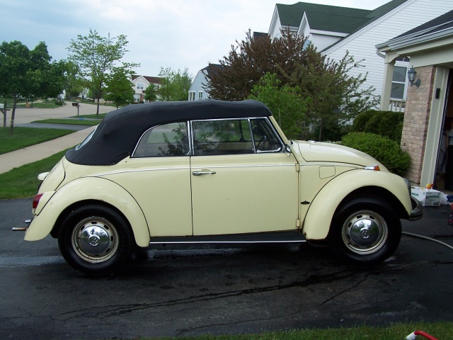 Side shot. I really love this car. Wish I had a three car garage!