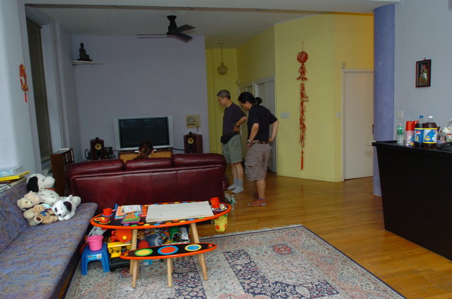 View from the back
