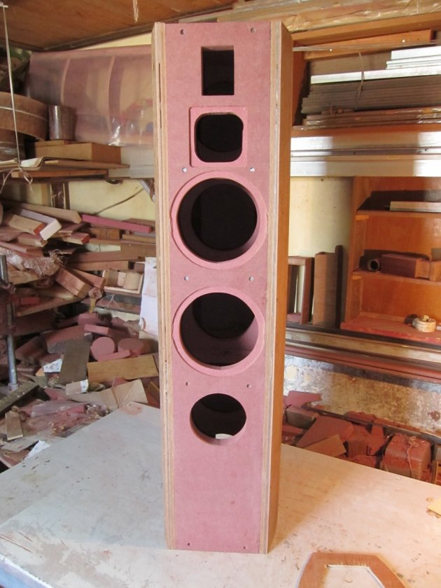 bedroom speaker unfinished front view