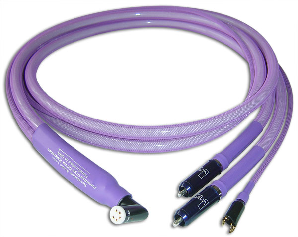 'Paradise' Cryo-Silver Reference Phono / Tone Arm Cable - Features WBT Nextgen Ag (Silver) Signature RCA connectors, Cardas 90 degree elbow DIN connector, flying ground, 'shotgun' conduits. Balanced version also available.