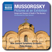 Mussorgsky Pictures at an Exhibition Songs Dances of Death The Nursery Orchestrated by Peter Breiner