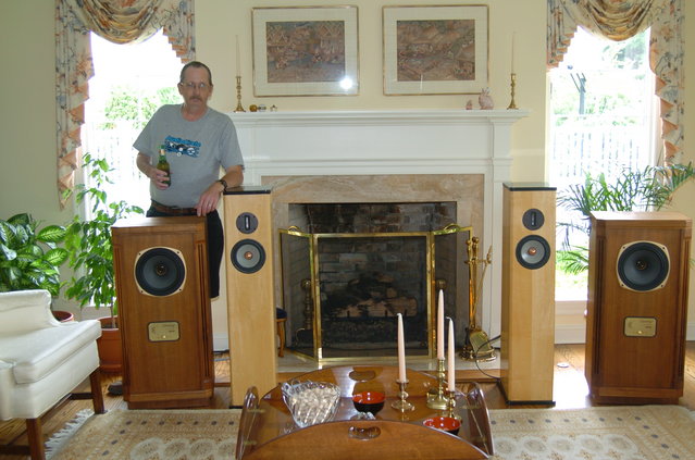 Lonewolfny 42 next to the Tannoy Turnberry