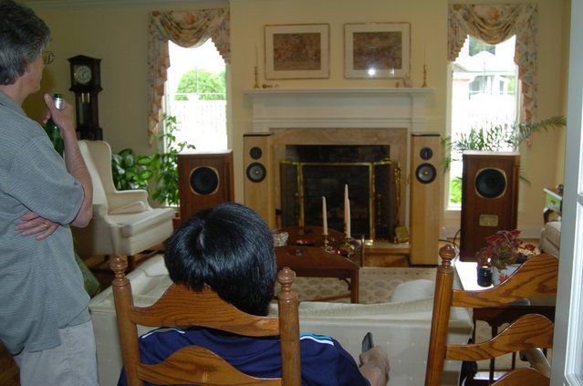 Listening to the Tannoy Turnberry