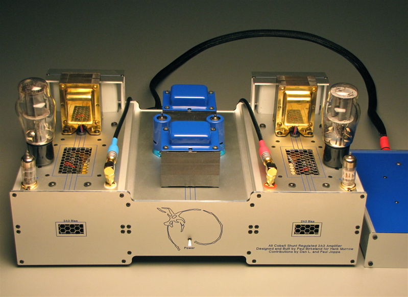 2A3 Parallel-feed SET Amp, built by Paul Birkeland