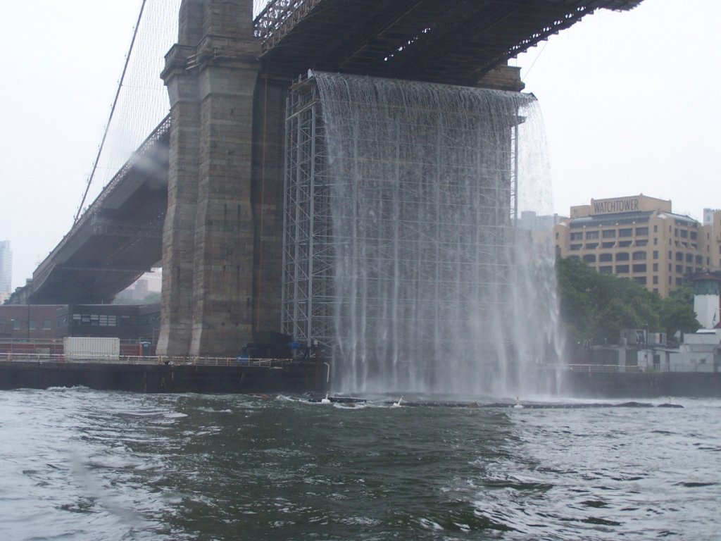 Brooklyn Bridge Waterfall