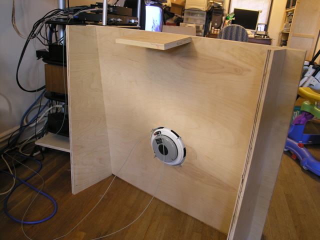 JE Labs open baffle from the rear