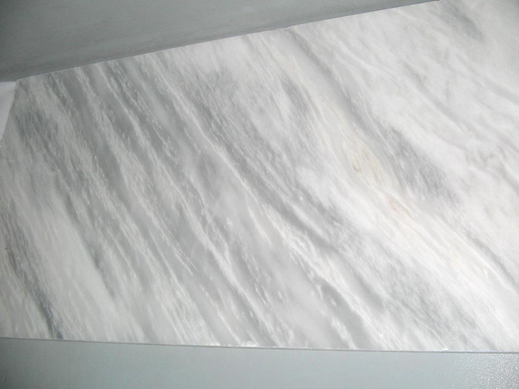 White and grey white marble