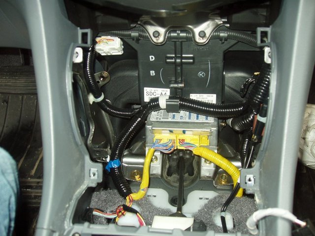 Area below the radio