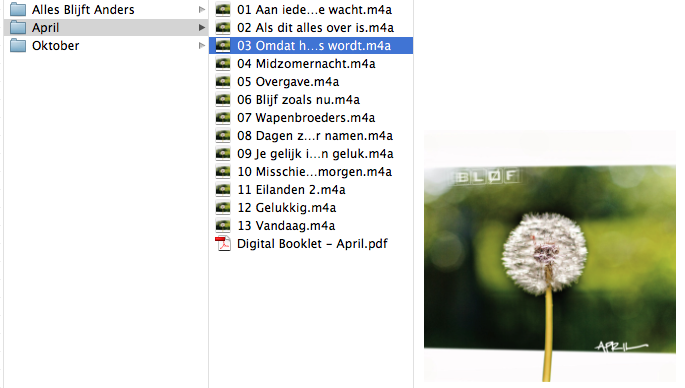 Embedded Album Art displayed in the Mac Finder