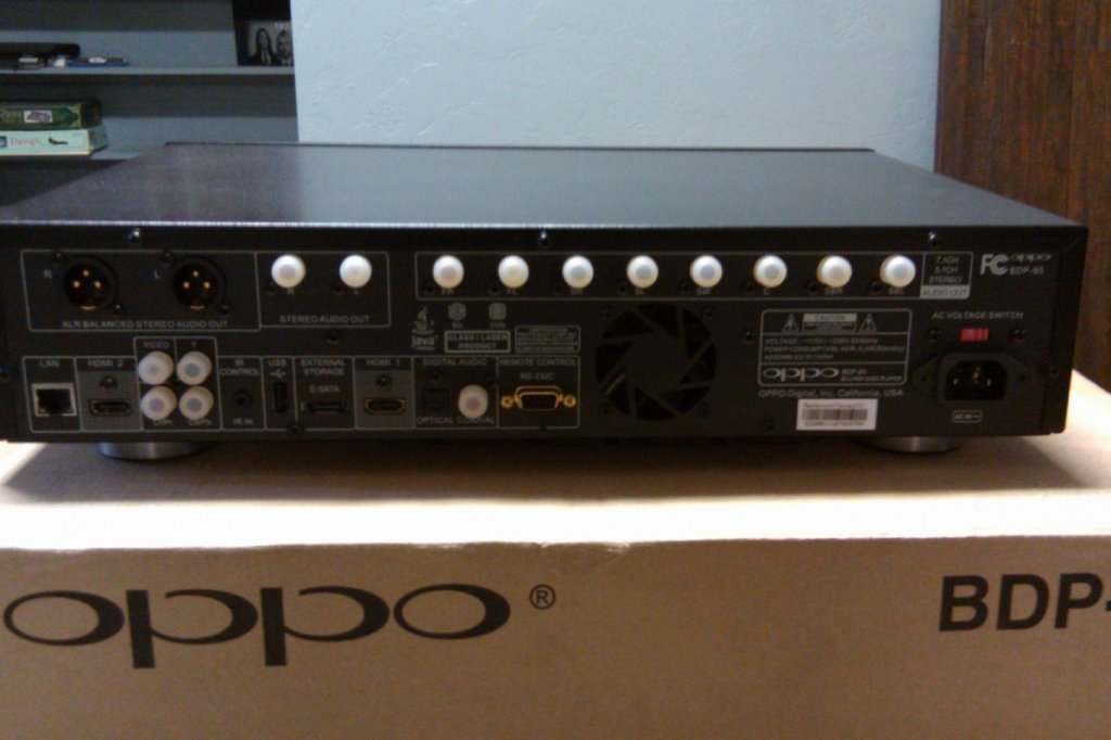 OPPO BDP-95 (Rear)