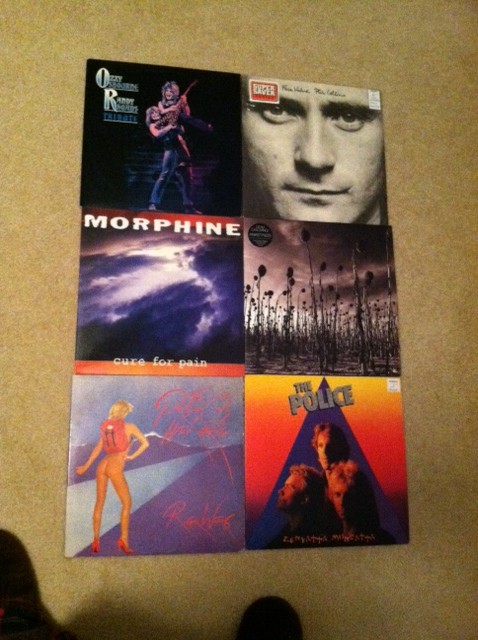 Recent vinyl purchases 12/3/12.