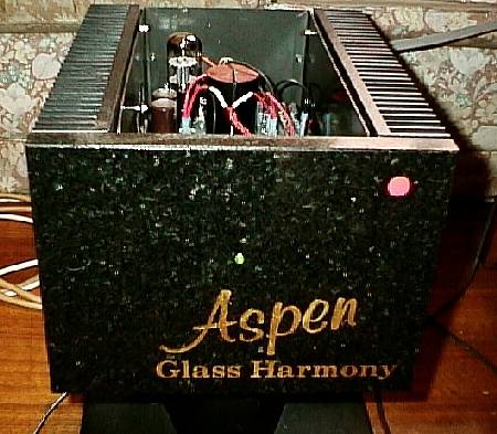 GH2 - Front view of 28wpc Glass Harmony tube hybrid amp