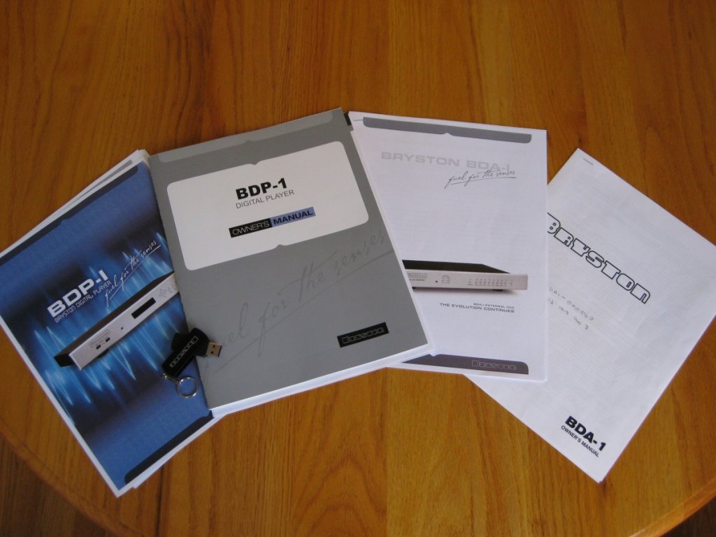 BDA-1 and BDP-1 manuals