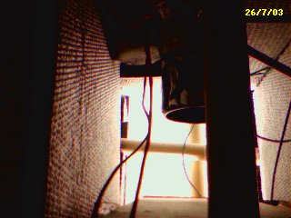 BH5 inside. In the back is the tweerter opening with a light. The tube in front is the vent port.