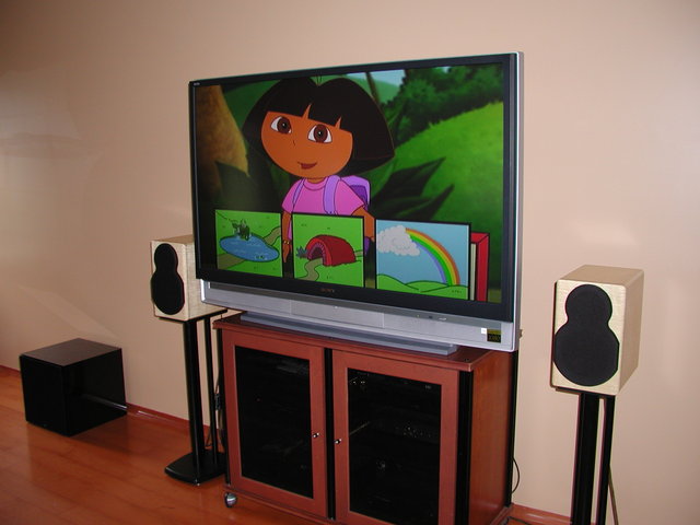 Sony KDS-60A 2000 on Salamander rack