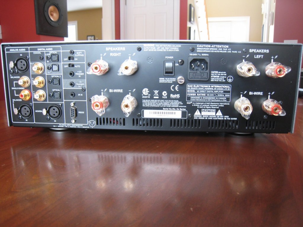 NAD M2 Rear