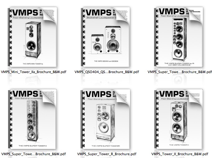 Thumbnails of Brochures