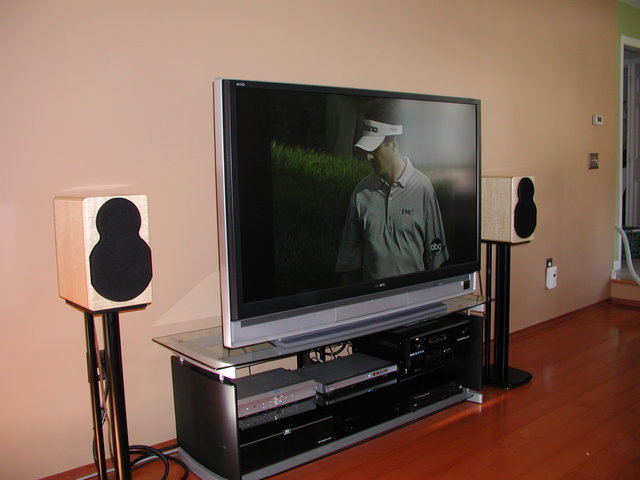 Family room system from left of main couch