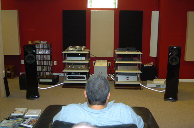 Listening to the North Star CD Transport connected to the Dodson DAC